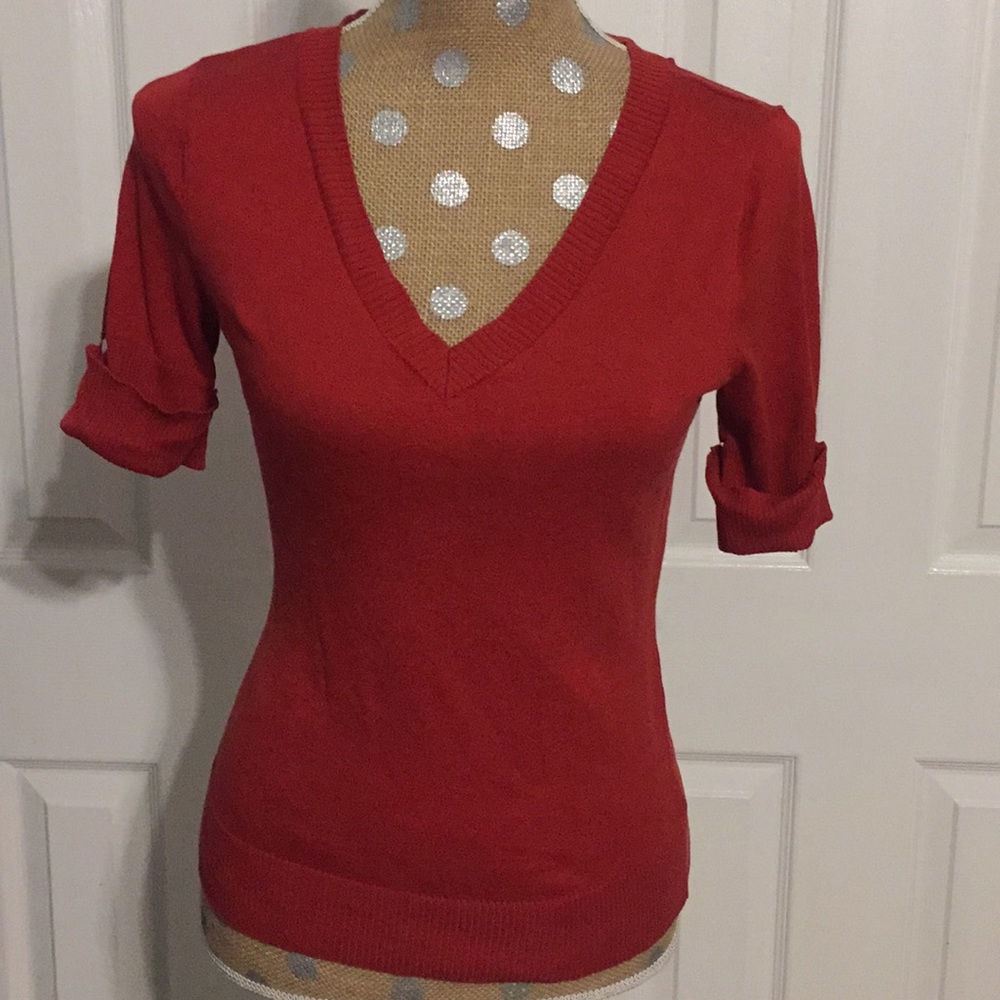 V-neck sweater